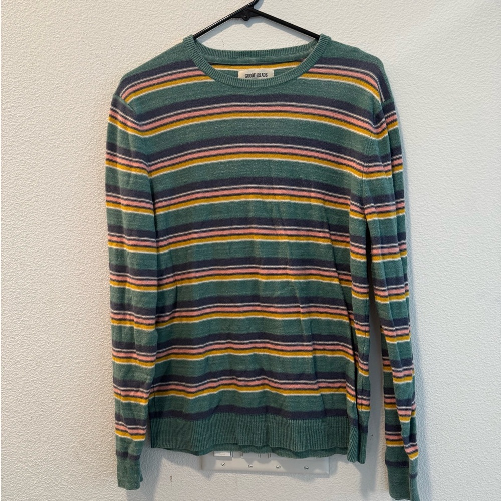 Goodthreads Multicolor Striped Sweater